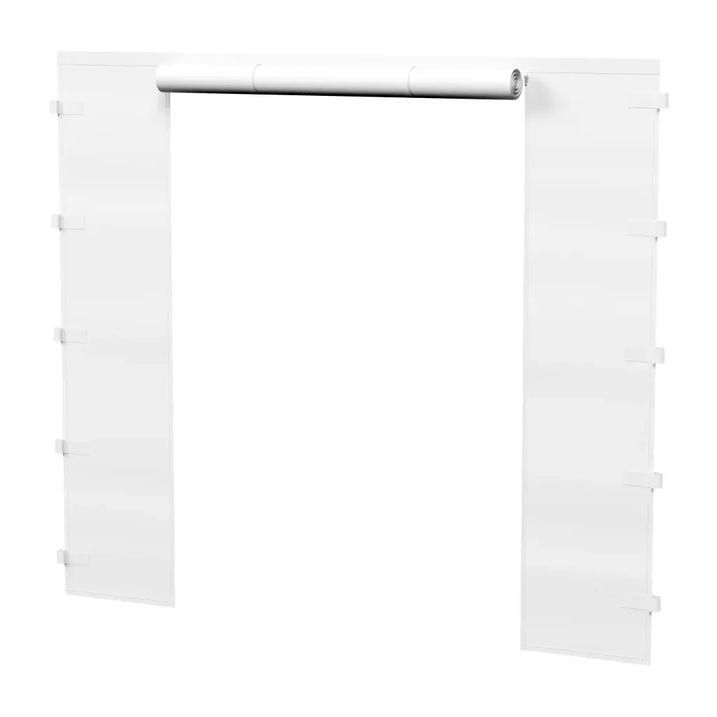 2m di parete laterale con porta