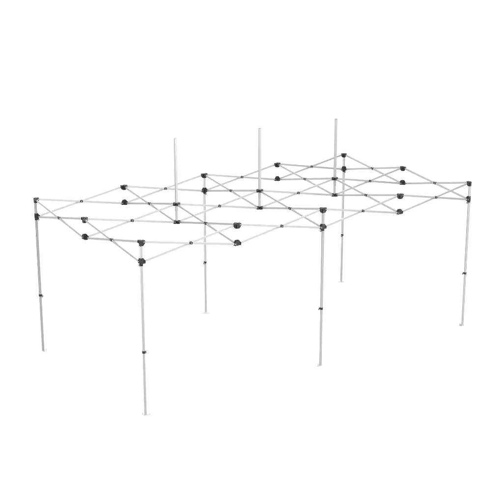 Zeltgestell für Faltzelt 6x3 m Hex 40