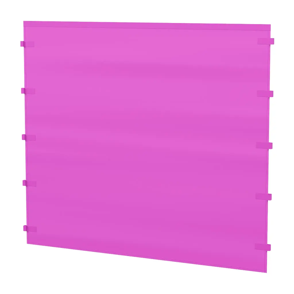 2m side wall for a folding tent