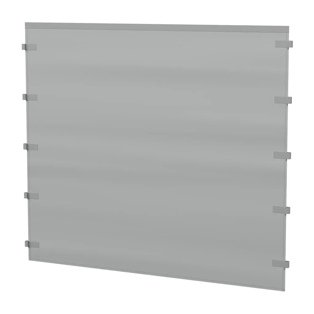 2 m Seitenwand für Faltzelt (Silber)