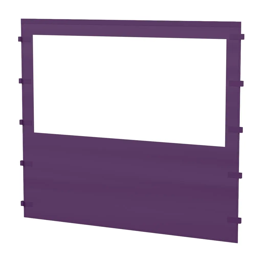 Seitenwand 2m mit Fenster