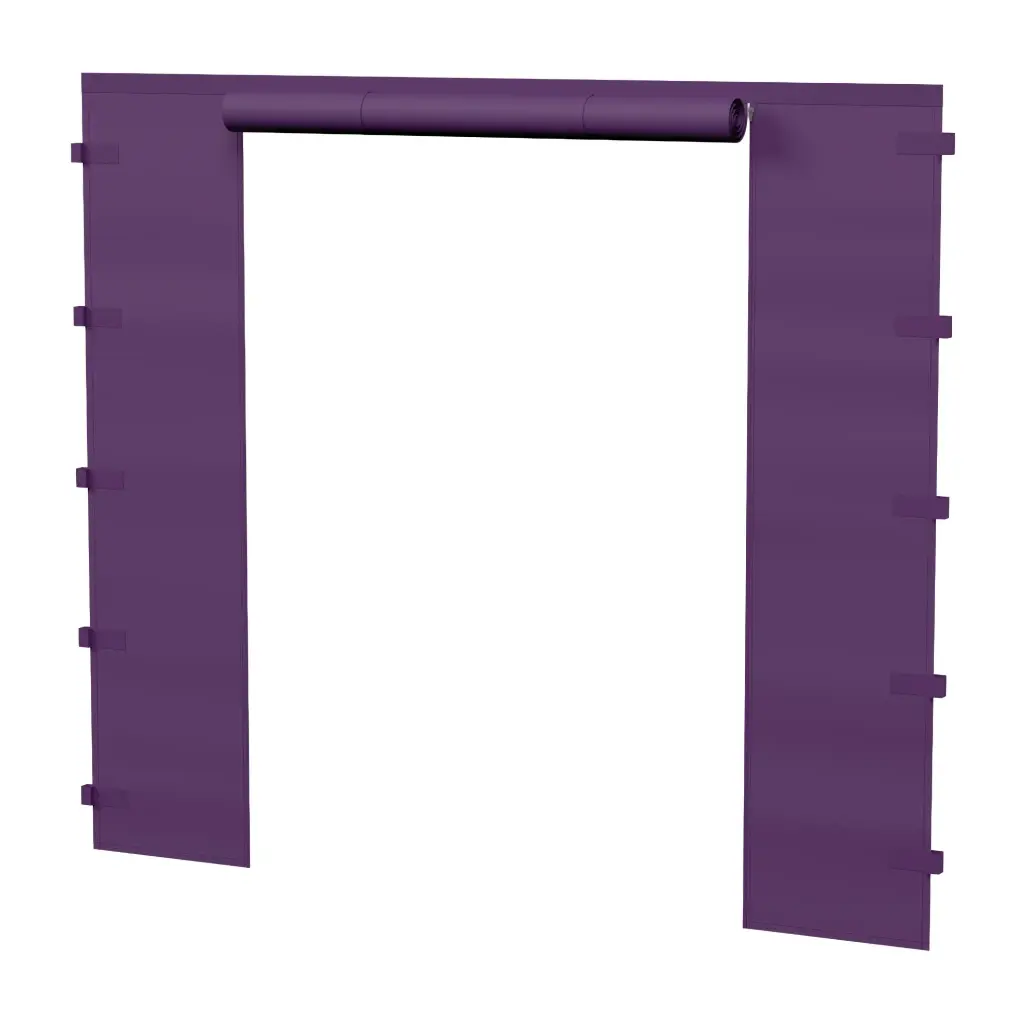 Parete laterale 2 m con porta