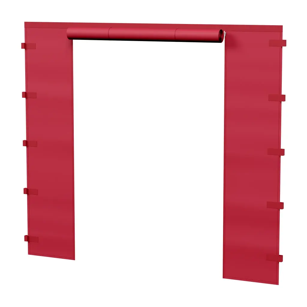 2m side wall with door