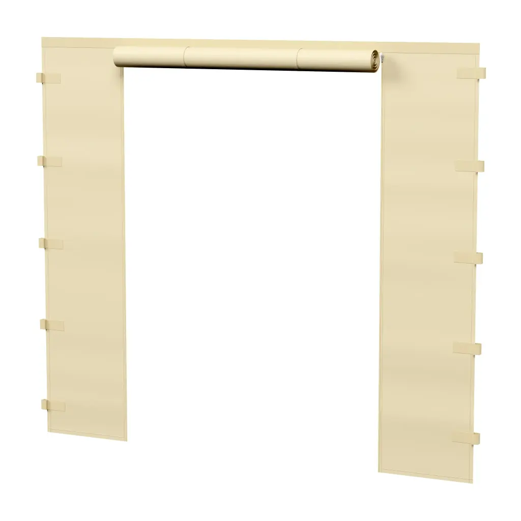2m side wall with door