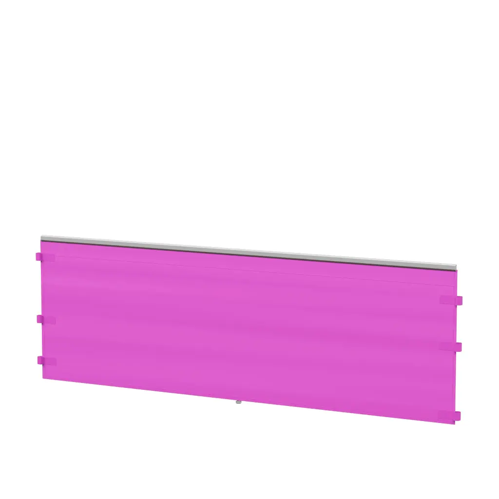 3m half-height side wall