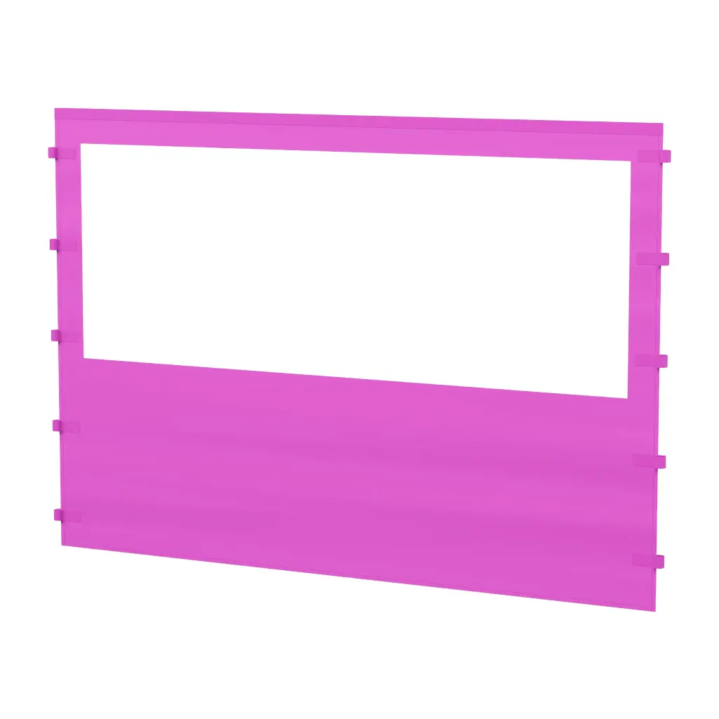 Seitenwand 3m mit Fenster