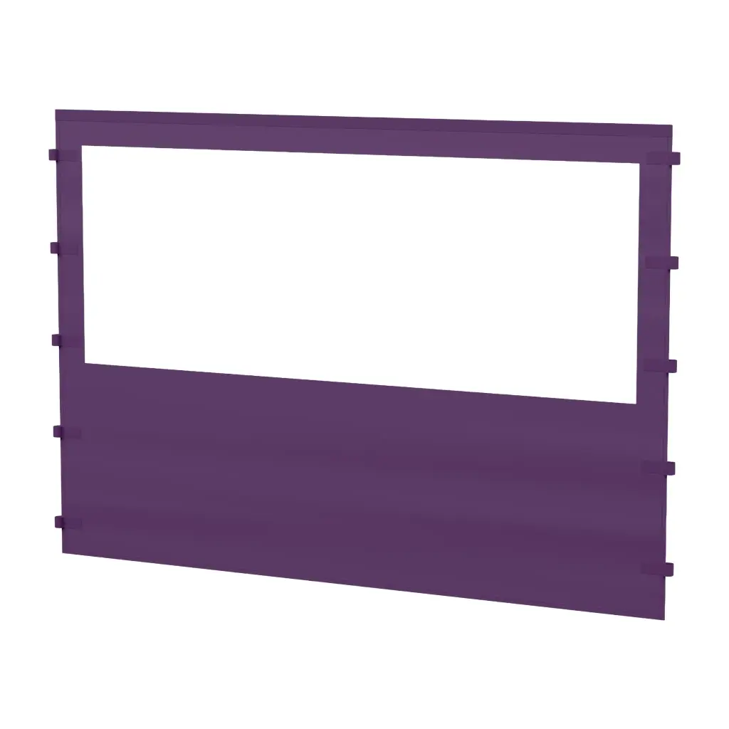 Seitenwand 3m mit Fenster