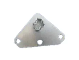 Aluminium base for support legs
